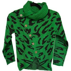 Haloumoning Girls Turtle Cowl‎ Neck Asymmetric Pullover Sweater For Girls Sz 7-8